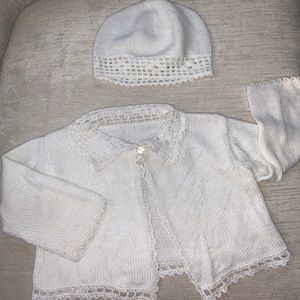 Handmade sweater with hat